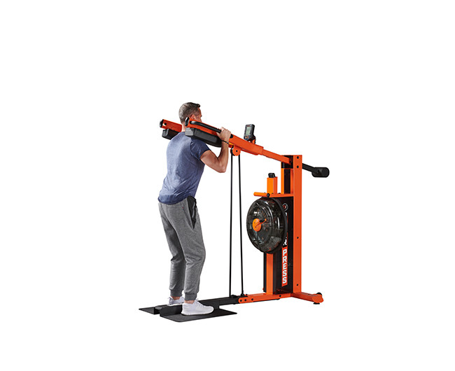 Тренажер для приседаний и жимов (сквот) First Degree Fitness FluidPowerPRESS Orange