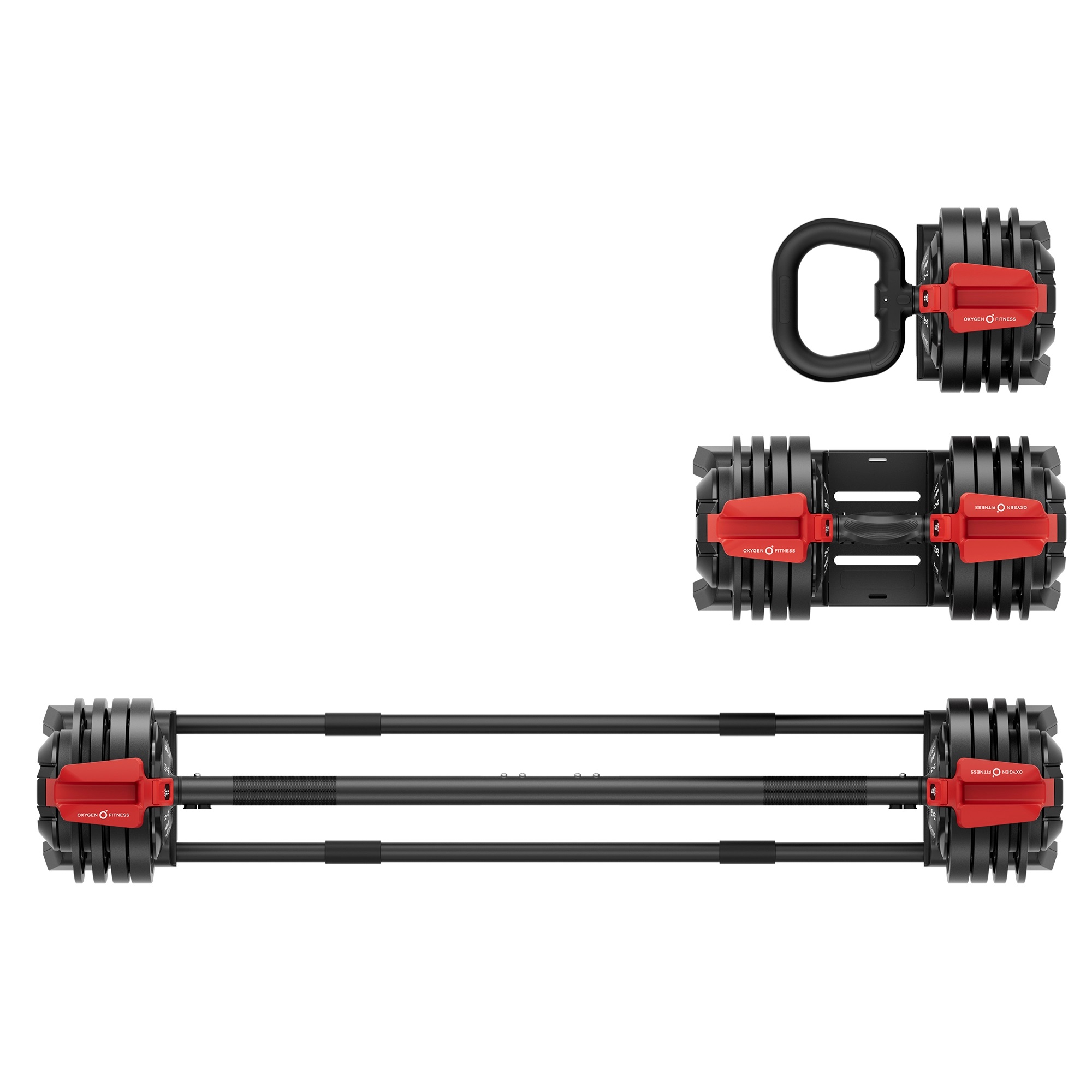 Штанга регулируемая многофункциональная 3 в 1 OXYGEN FITNESS XCROSS 24 кг