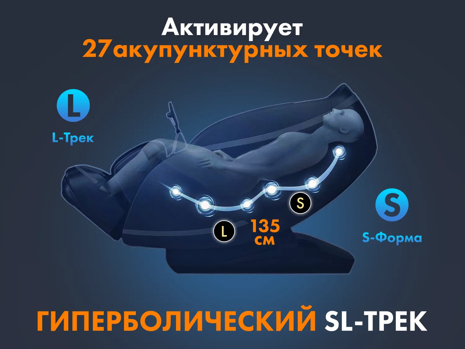 Массажное кресло FUJIMO GURU F700 Серый