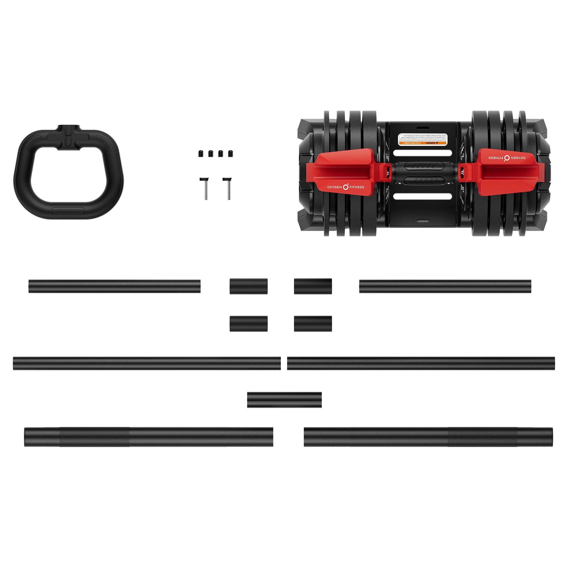 Штанга регулируемая многофункциональная 3 в 1 OXYGEN FITNESS XCROSS 24 кг