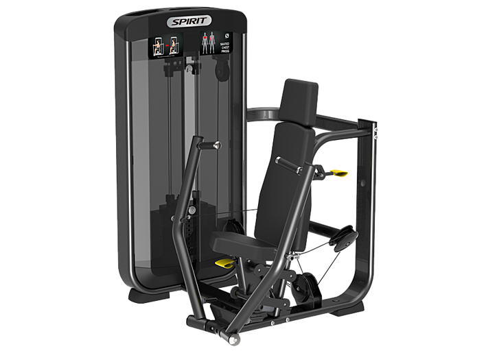 Жим от груди сидя SPIRIT SP-3504 со стеком 90 кг