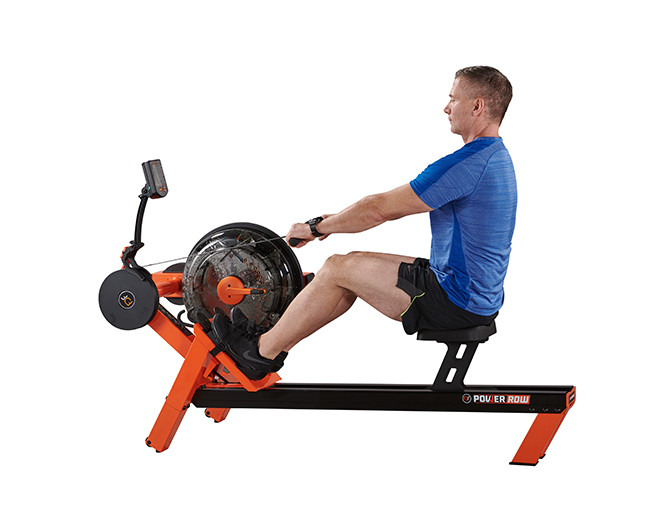 Гребной тренажер First Degree Fitness FluidPowerROW Orange