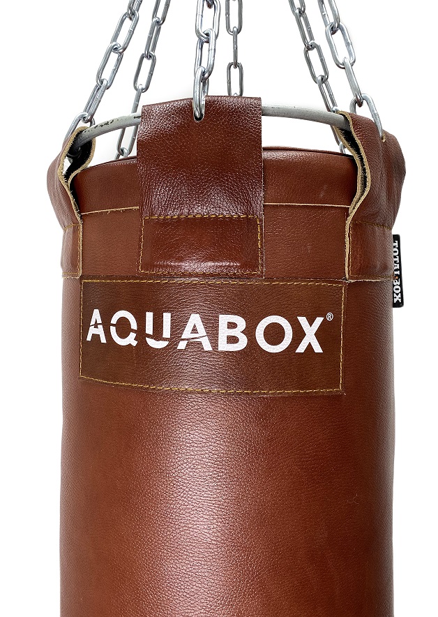Мешок боксерский водоналивной AQUABOX кожа 35/180/80 кг коричневый