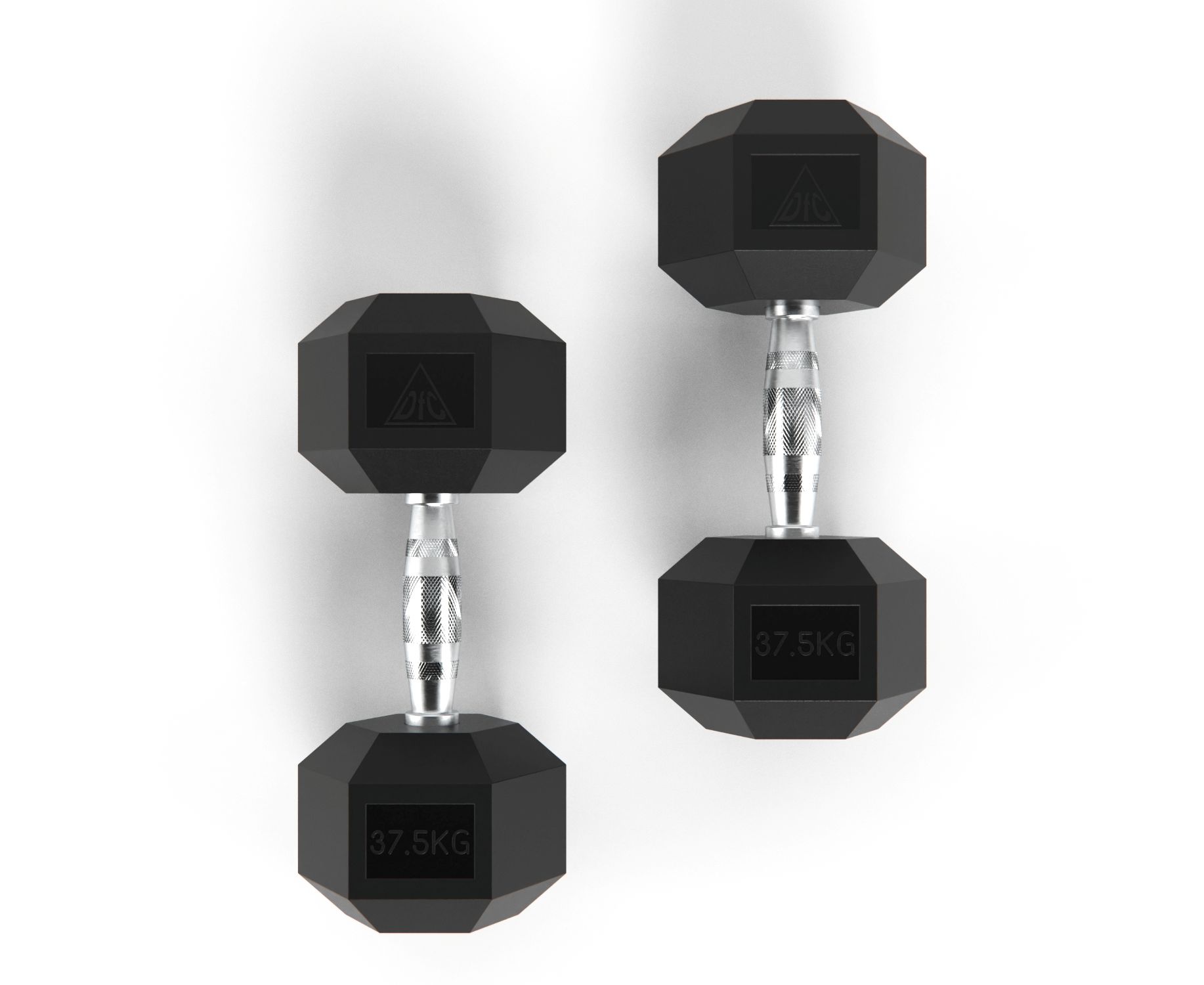 Гантели DFC DB001-37.5 Гексагональные, 2 шт. по 37.5 кг
