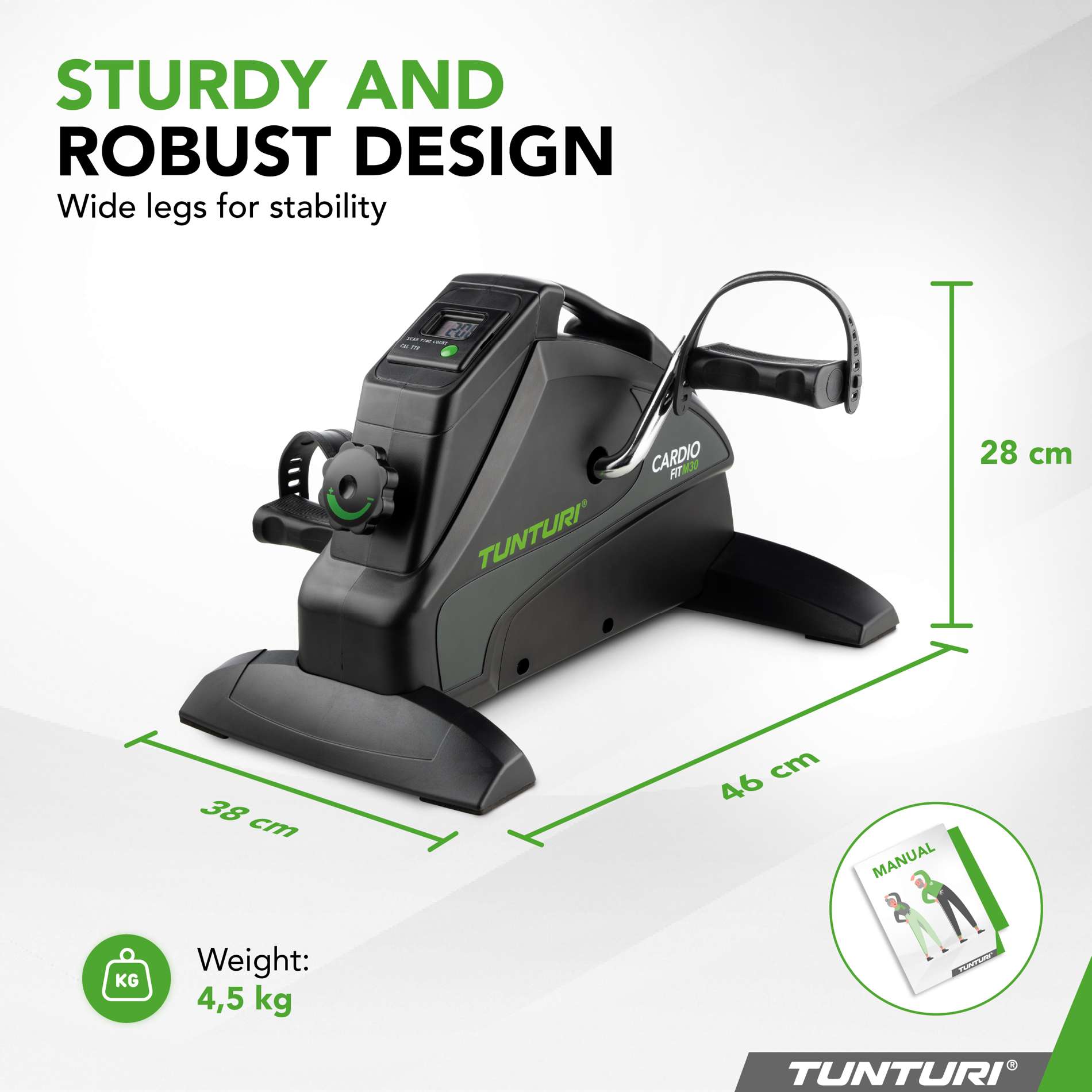 Велотренажер Tunturi Mini Bike Cardio Fit M30