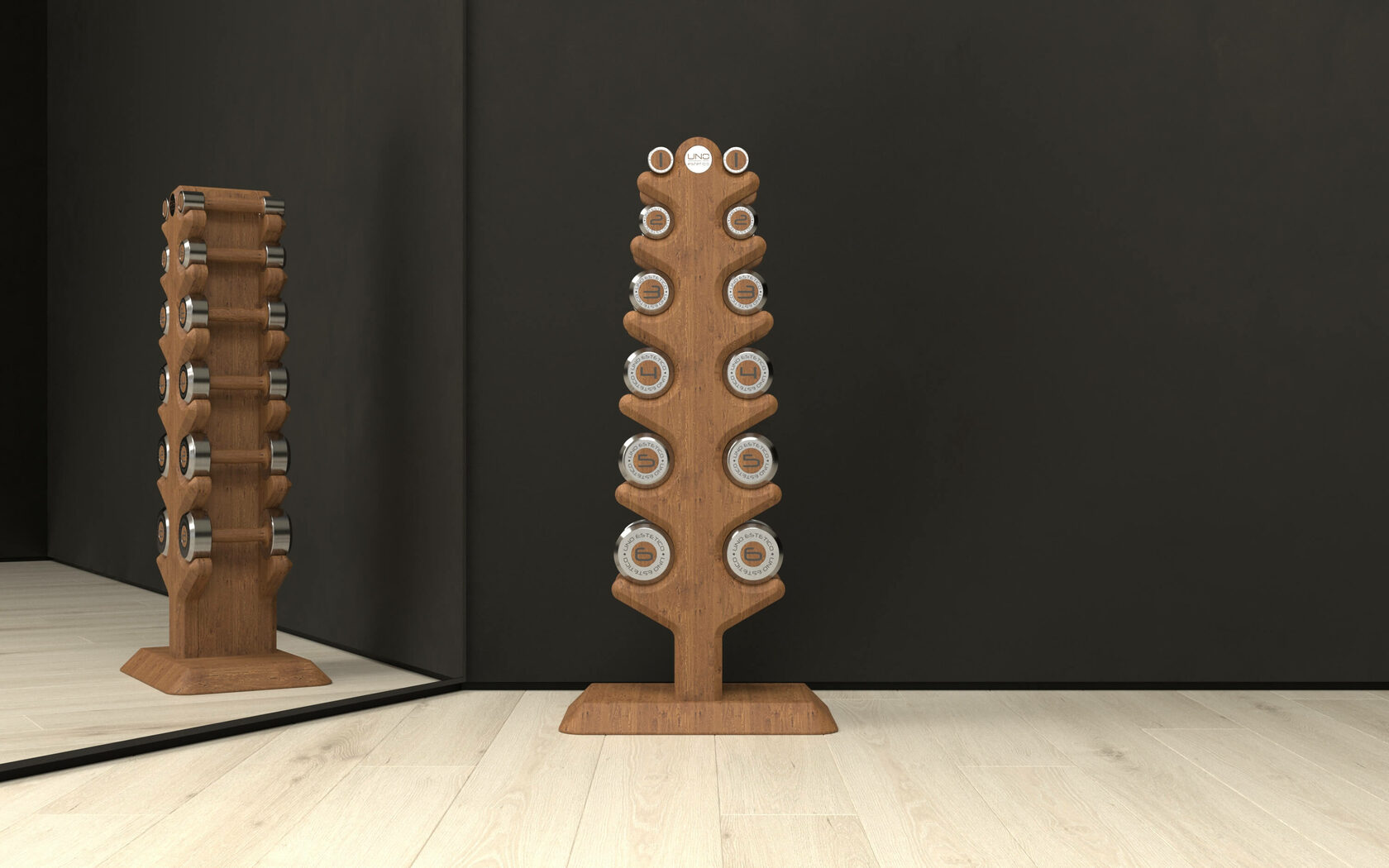 Система хранения гантелей 1-6 кг UNO ALBERO MINI UN-1307