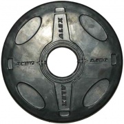 Олимпийский обрезиненный диск Alex P-RO-2.5K черный