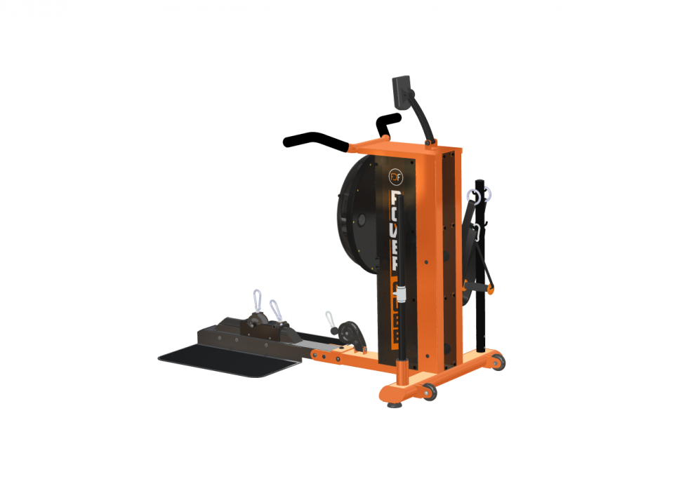 Силовой и функциональный тренажер First Degree Fitness FluidPowerCUBE Orange