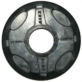 Олимпийский обрезиненный диск Alex P-RO-1.25K черный