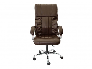 Офисное массажное кресло EGO BOSS EG1001 LKFO ШОКОЛАД (Арпатек)
