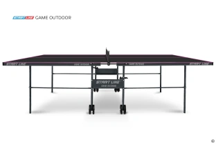 Стол теннисный Game Всепогодный с сеткой Black