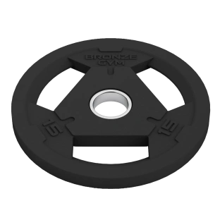 Диск олимпийский BRONZE GYM обрезиненный 15 кг