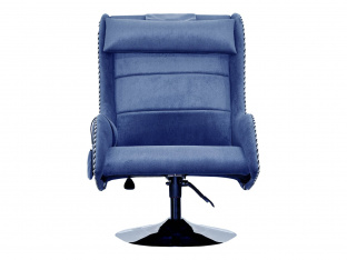 Дизайнерское массажное кресло EGO Max Comfort EG3003 Синий (Микрошенилл)