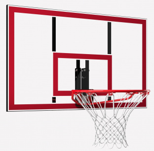 Баскетбольный щит с кольцом Spalding Combo - Polycarbonate  791351CN