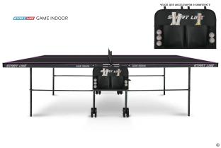 Стол теннисный Game с сеткой Black